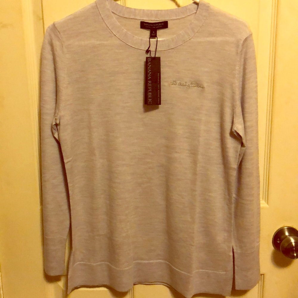 Banana republic sweater extra fine merino wool